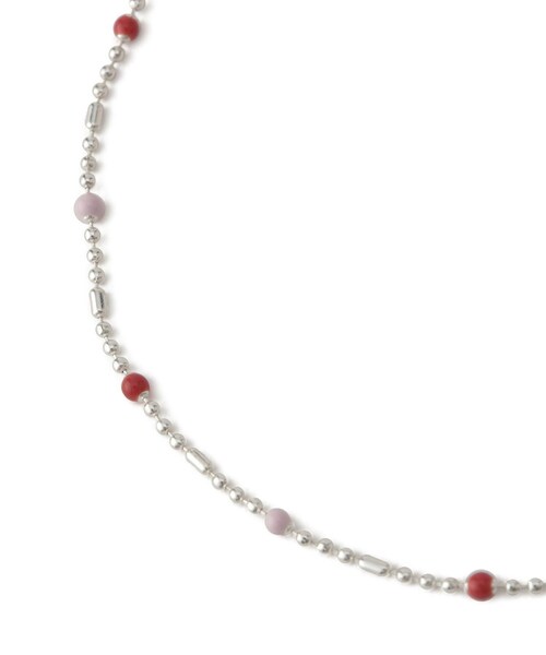 VIS(ビス)の「カラーチェーンネックレス(ネックレス・レディース・ブルー系/ピンク系・F)」の12枚目の写真