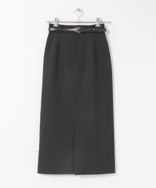 URBAN RESEARCH ROSSO（アーバンリサーチロッソ）の「ベルト付ツイルストレッチスカート（スカート・レディース・WHITE/BLACK・36/38）」の19枚目の写真
