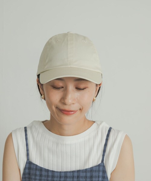 URBAN RESEARCH DOORS(アーバンリサーチドアーズ)の「ツイルキャップ(キャップ・レディース・BEIGE/ECRU/BLACK・one)」の5枚目の写真