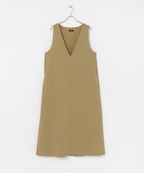 ITEMS URBANRESEARCH(アイテムズ アーバンリサーチ)の「『イージーケア/接触冷感/UVカット』SMOOTH LINEN TOUCH ジャンスカ(ジャンパースカート・レディース・CHA/CML・Free)」の18枚目の写真