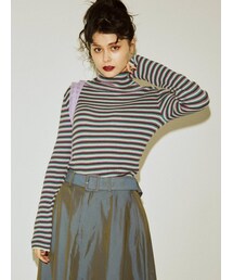 jouetie | ベーシックボーダータートル(ニット/セーター)