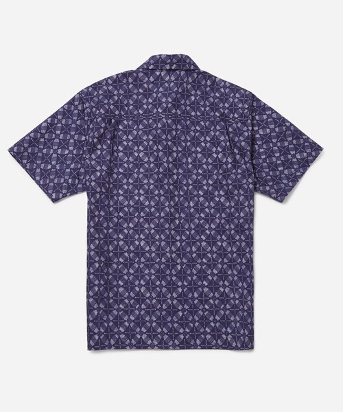 Saturdays NYC(サタデーズ ニューヨークシティ )の「Bruce Block Print Ss Shirt(シャツ/ブラウス・メンズ・ブラック/ホワイト/オリーブ/ネイビー/サックス・L/M/S/XL/XS)」の10枚目の写真
