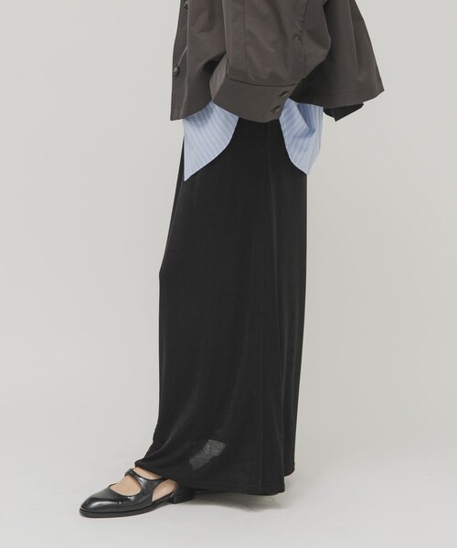 KBF（ケイビーエフ）の「シャイニーイージースカート（スカート・レディース・GRAY/BROWN/BLACK・One）」の6枚目の写真