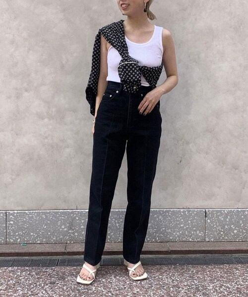 ADAM ET ROPE'（アダムエロペ）の「【Hanes for BIOTOP】2Pリブタンクトップ（タンクトップ・レディース・ベージュ・M）」の8枚目の写真