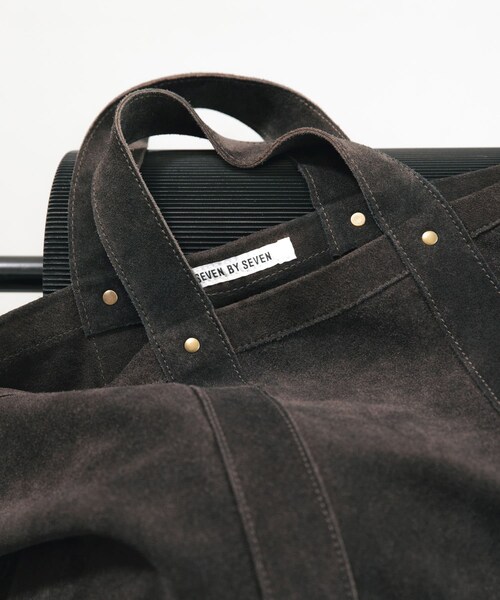 URBAN RESEARCH（アーバンリサーチ）の「『別注』SEVEN BY SEVEN×URBAN RESEARCH　LEATHER TOTE BAG（トートバッグ・メンズ・Dark Brown・FREE）」の3枚目の写真