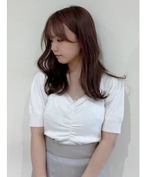 dazzlin | ハートマークギャザーニットトップス(ニット/セーター)