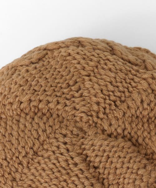 URBAN RESEARCH DOORS（アーバンリサーチドアーズ）の「ニットベレー∴（ハンチング/ベレー帽・レディース・TOPGRAY/OFFWHITE/CAMEL/BLACK・one）」の6枚目の写真