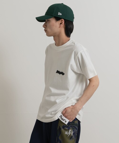 THE GOODLAND MARKET（ザグッドランドマーケット）の「That’s　RE the Tee-NOWAR（Tシャツ/カットソー・メンズ・WH/GRN・M/L/XL）」の10枚目の写真