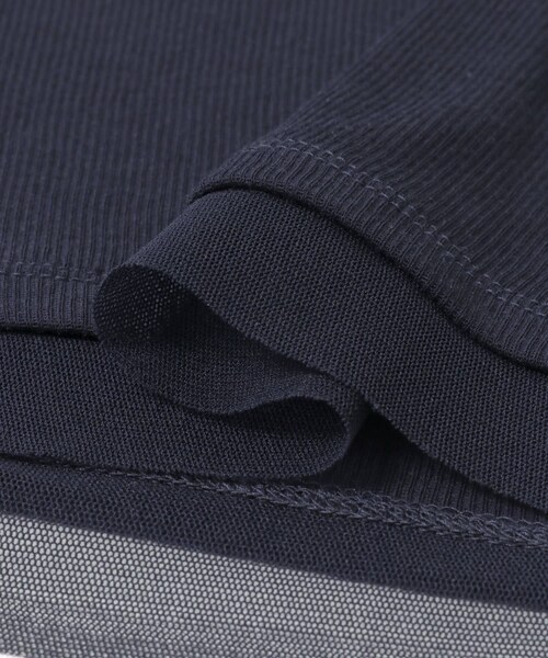 URBAN RESEARCH ROSSO（アーバンリサーチロッソ）の「シアードッキングカットソー（Tシャツ/カットソー・レディース・OFF/MOON STONE/NAVY・FREE）」の22枚目の写真