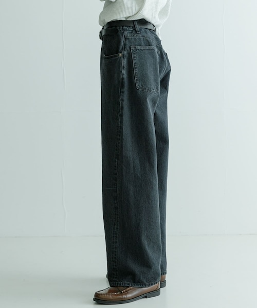 URBAN RESEARCH(アーバンリサーチ)の「CIOTA Baggy 5 Pocket Pants(デニムパンツ・メンズ・M.Black・30/32/34)」の4枚目の写真