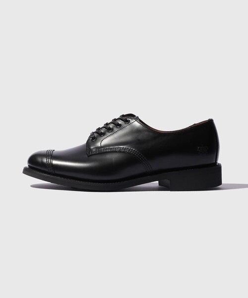 ADAM ET ROPE'（アダムエロペ）の「【SANDERS/サンダース】MILITARY DERBY SHOE（ドレスシューズ・メンズ・ブラック・24.5/25.0/25.5/26.0/26.5/27.0/27.5/28.0）」の6枚目の写真