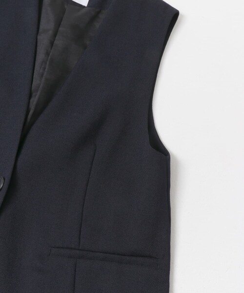 URBAN RESEARCH（アーバンリサーチ）の「シアーメッシュノーカラージレ（ベスト・レディース・BEIGE/DK NAVY・Free）」の22枚目の写真