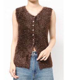 Ungrid | シャギーニットベスト(ニット/セーター)