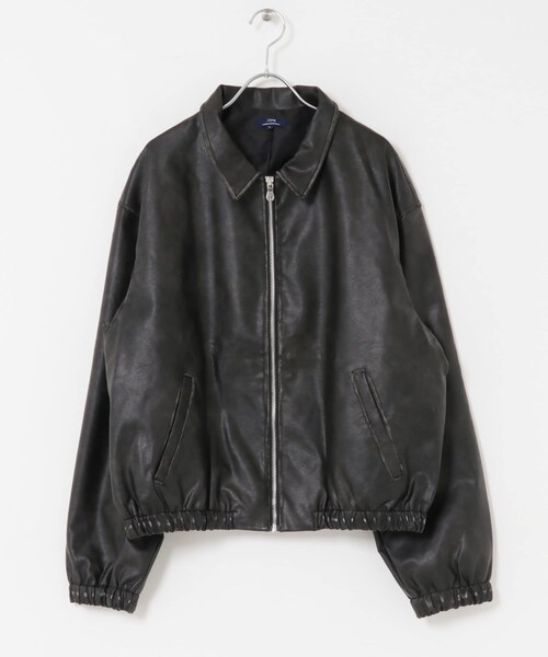 ITEMS URBANRESEARCH(アイテムズ アーバンリサーチ)の「F.L. ジップアップ ジャケット(ライダースジャケット・メンズ・BLK/FADED BLK/BRN/FADED BRN・M/L)」の22枚目の写真