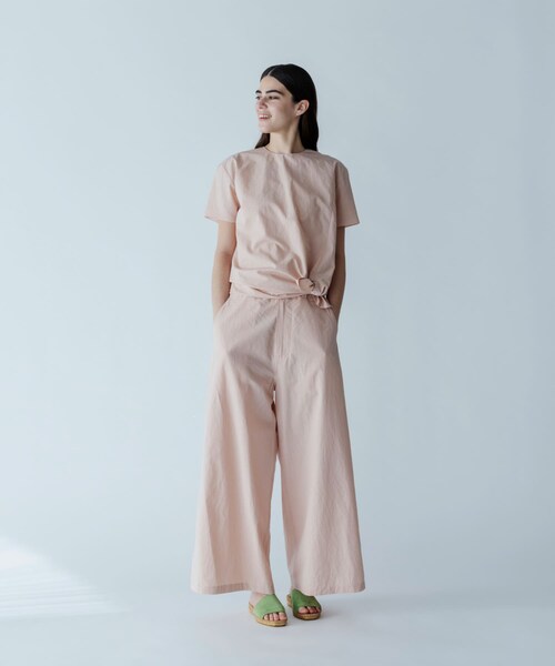 かぐれ（カグレ）の「MEYAME　SIDE LINE WIDE PANTS（その他パンツ・レディース・BLACK/PINK・0）」の11枚目の写真