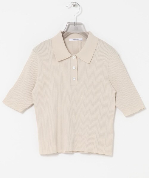URBAN RESEARCH(アーバンリサーチ)の「ランダムリブポロ衿ニット(ポロシャツ・レディース・IVORY/BROWN/BRN BORDER/BRD BORDER・Free)」の12枚目の写真