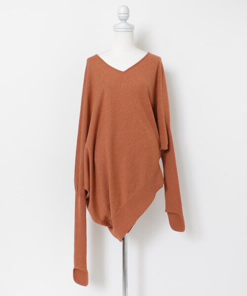 LAATO（ラート）の「square knit pullover（ニット/セーター・レディース・ネズミ/チョコレート/フラミンゴ・Free）」の16枚目の写真