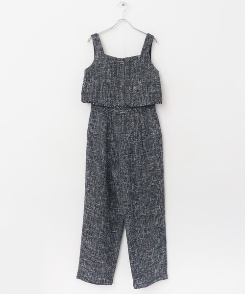 URBAN RESEARCH ROSSO（アーバンリサーチロッソ）の「F by ROSSO　ツイードビスチェ+ワイドパンツ（セットアップ・レディース・BLUE/BLACK・36/38）」の11枚目の写真