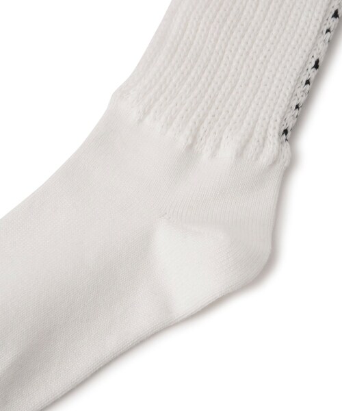 ADAM ET ROPE'(アダムエロペ)の「バルキールーズソックス(ソックス/靴下・レディース・ブラック/オフホワイト・F)」の11枚目の写真