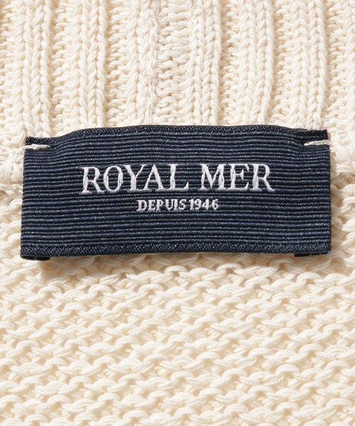 ADAM ET ROPE'(アダムエロペ)の「【ROYAL MER for WILD LIFE TAILOR】EX EVAN(カーディガン/ボレロ・メンズ・キナリ/ネイビー・L/M)」の14枚目の写真