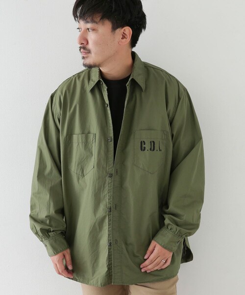 URBAN RESEARCH Sonny Label（アーバンリサーチサニーレーベル）の「CAL O LINE　UTILITY SHIRTS（ミリタリージャケット・メンズ・KHAKI/OLIVE DRAB・M/L）」の19枚目の写真