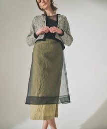【near.nippon（ニアー ニッポン）】SHEER DRESS｜レイヤードドレス