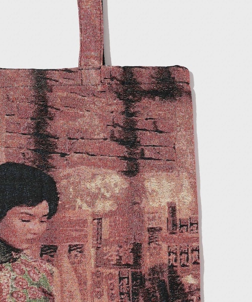 ADAM ET ROPE'(アダムエロペ)の「【花様年華 × 10Culture for ADAM ET ROPE'】TOTE BAG(トートバッグ・レディース・ブラック・F)」の9枚目の写真