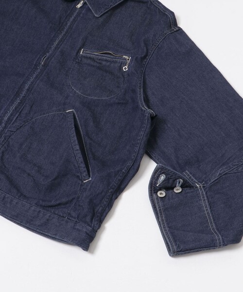 URBAN RESEARCH（アーバンリサーチ）の「blurhmsROOTSTOCK　Light oz Denim ZIP Work Jacket（デニムジャケット・メンズ・INDIGO・2/3）」の11枚目の写真