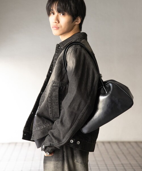 SENSE OF PLACE by URBAN RESEARCH(センスオブプレイスバイアーバンリサーチ)の「『ユニセックス』『セットアップ対応』ヴィンテージライクデニムブルゾン(デニムジャケット・メンズ・D.INDIGO/BLACK・M/L)」の20枚目の写真