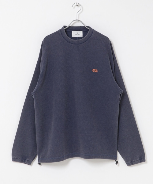 URBAN RESEARCH Sonny Label（アーバンリサーチサニーレーベル）の「ヴィンテージライクワッフルロンTEE（Tシャツ/カットソー・メンズ・ブラック/ネイビー・M/L）」の2枚目の写真