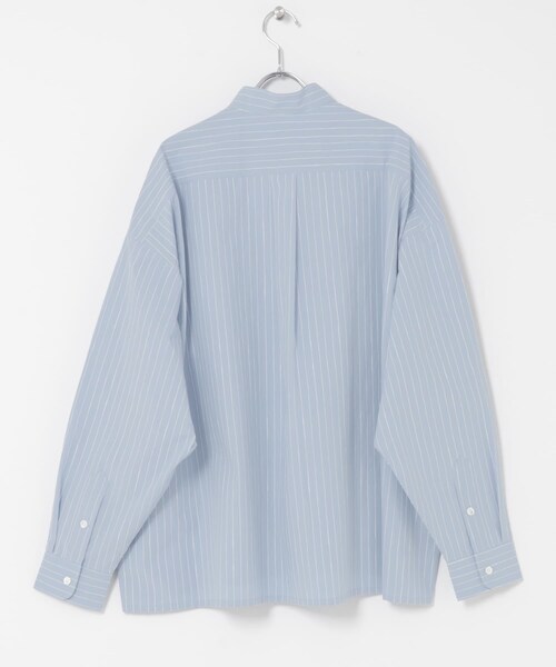 URBAN RESEARCH（アーバンリサーチ）の「SFC　COTTON STRIPE KUNG FU SHIRT（シャツ/ブラウス・メンズ・WHITE/SAX・M/L/XL/XXL）」の13枚目の写真