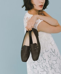 RODE SKO | 『MADE IN JAPAN』スクエアトゥプチメタルローファー(ローファー)