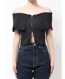 EMODA | PLATING OFF SHOULDER KNIT(ニット/セーター)