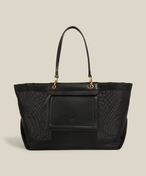 ROPE'(ロペ)の「【A4対応】チュールメッシュダブルハンドルトートバッグ(トートバッグ・レディース・ブラック/オリーブ・F)」の17枚目の写真