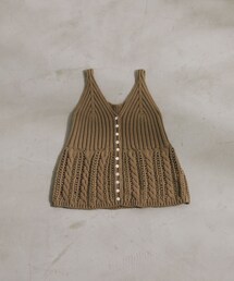 URBAN RESEARCH DOORS | Button Cotton Knit Vest(ベスト)