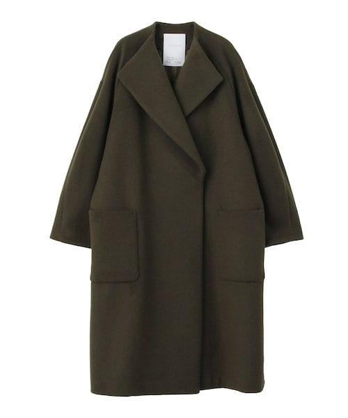ELENDEEK（エレンディーク）の「DOUBLE BEAVER TENT LONGCOAT（その他アウター・レディース・グレー/ブラック/ベビーピンク/カーキ/キャメル・01/02/F）」の19枚目の写真