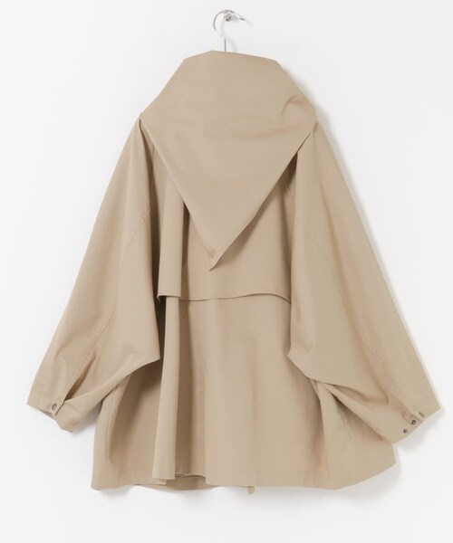 URBAN RESEARCH（アーバンリサーチ）の「スタンドカラーミドル丈トレンチコート（ステンカラーコート・レディース・BEIGE/NAVY・36/38）」の18枚目の写真