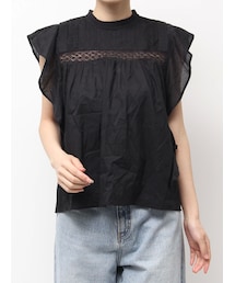 Ungrid | 【La】コットンノースリフリルブラウス(シャツ/ブラウス)