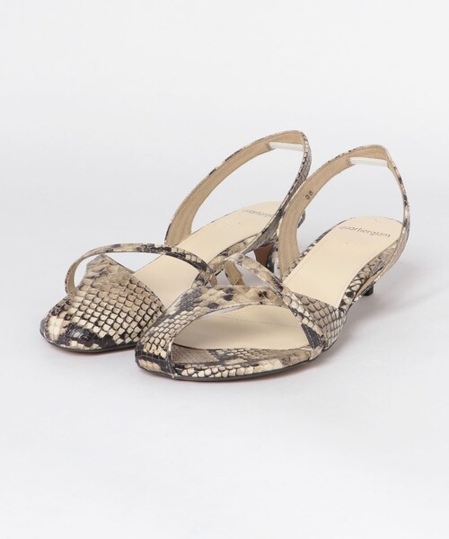 URBAN RESEARCH ROSSO（アーバンリサーチロッソ）の「quartierglam　INSIDE COVERED SANDALS∴（サンダル・レディース・PYTHON/IVORY・36/37/38）」の14枚目の写真