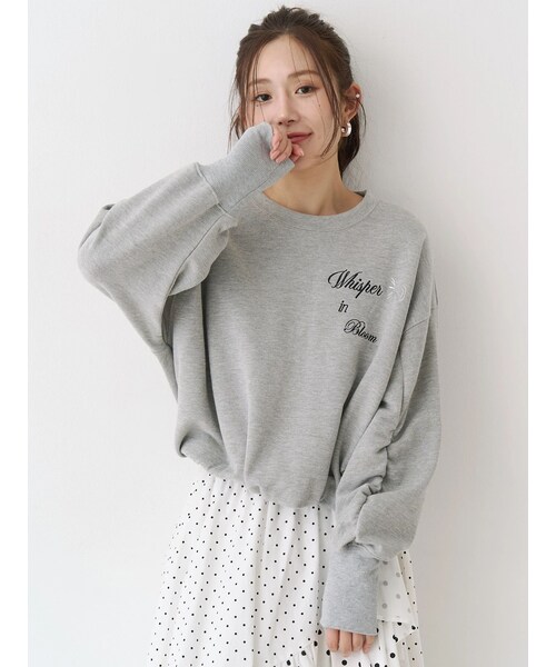 CALNAMUR（カルナムール）の「バックリボンスウェットトップス（スウェット・レディース・ホワイト/グレー/ブラック/イエロー・F）」の20枚目の写真