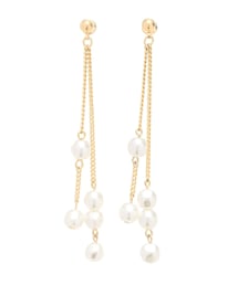 LAGUNAMOON | LADYフェイクパールアシンメトリーピアス(ピアス（両耳用）)