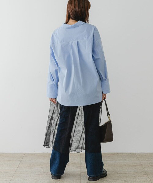 URBAN RESEARCH ROSSO（アーバンリサーチロッソ）の「F by ROSSO　チュールレースレイヤードスカート（スカート・レディース・WHITE/BLACK・FREE）」の18枚目の写真