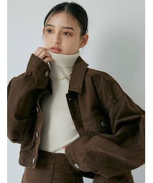 MURUA | バックコクーンカラージャケット【セットアップ着用可能】(ブルゾン)