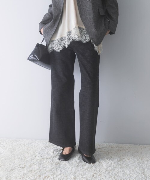 URBAN RESEARCH ROSSO（アーバンリサーチロッソ）の「PERFECT FLARE DENIM（デニムパンツ・レディース・BLACK・TALL/36/38）」の4枚目の写真