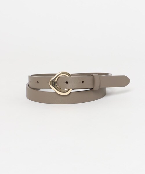 URBAN RESEARCH ROSSO（アーバンリサーチロッソ）の「LE VERNIS　Eyelet belt（ベルト・レディース・ブラック/チャコール・-）」の2枚目の写真