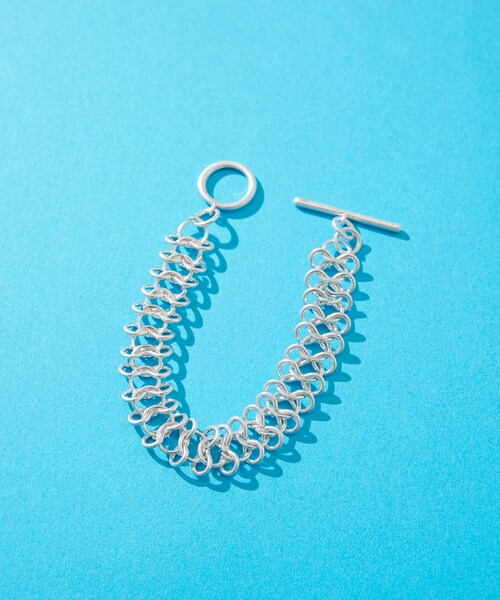 URBAN RESEARCH Sonny Label（アーバンリサーチサニーレーベル）の「pattern チェーンブレスレット（ブレスレット・メンズ・シルバー・one）」の2枚目の写真