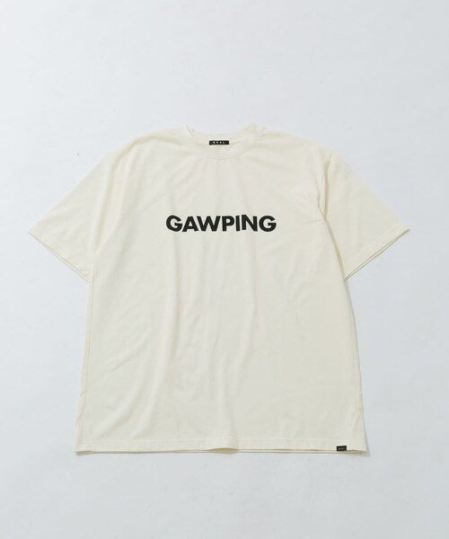 EKAL（エカル）の「『UR TECH ひやサラクール』 GAWPING T-SHIRTS（Tシャツ/カットソー・メンズ・オフホワイト/ブラック・M/L）」の3枚目の写真