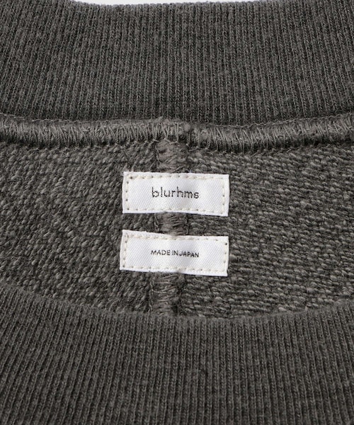 ADAM ET ROPE'（アダムエロペ）の「【blurhms/ブラームス】Light Sweat Panel P/O（スウェット・メンズ・ブラック・2/3）」の8枚目の写真