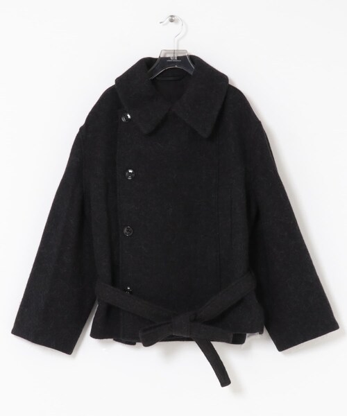 URBAN RESEARCH(アーバンリサーチ)の「LEMAIRE SHORT BATHROBE COAT(テーラードジャケット・レディース・BLACK・36)」の2枚目の写真