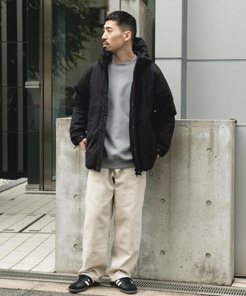 URBAN RESEARCH DOORS(アーバンリサーチドアーズ)の「ウールブレンドラミネートダウンパーカー(その他アウター・メンズ・BROWN/CHARCOAL/BLACK・M/L)」の8枚目の写真